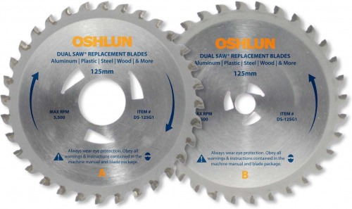 Oshlun 2 Blade Replacement Set for the Original Omni® Dual Saw® & Star Twin®