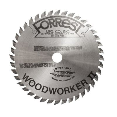 Forrest 4-1/2"x40T Woodworker II Saw Blade for Portable Hand-held Porter Cable Saw #314 - $15.00 OFF Sharpening Offer Included