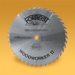 10"x40 Tooth Thin Kerf WOODWORKER II #6 for NEAR FLAT BOTTOM & Easy Feed - $15.00 OFF Sharpening Offer Included