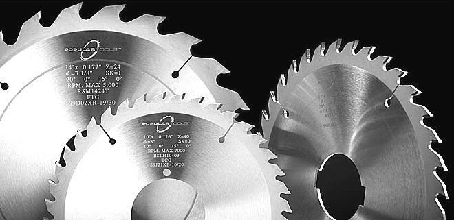 Popular Tools 18" x 48T TCG Glue Joint Rip Saw Blade, 2" Hole, 2 Pinholes for Diehl saws