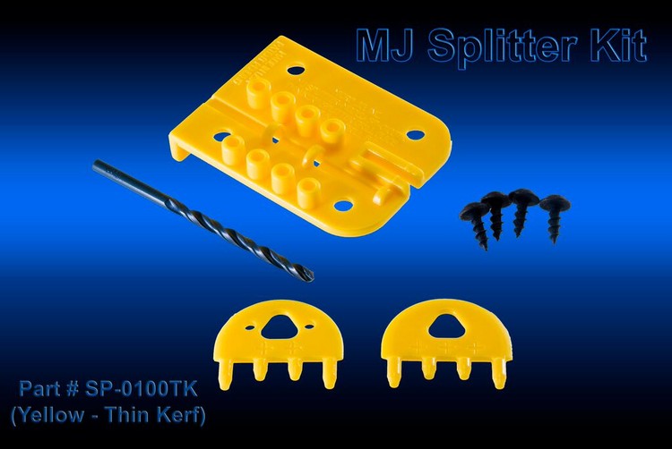 Micro Jig MJ SPLITTER TK (Thin Kerf) Kit (Yellow) 