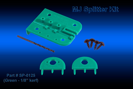 Micro Jig MJ SPLITTER 1/8-Inch Kit (Green) 