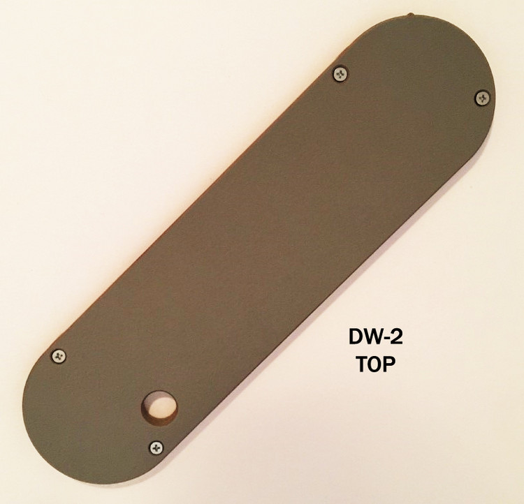 #DW-2 Leecraft Zero-Clearance Table Saw Insert 13-9/16"L x 3-3/4"W for Straight, Single Blade Cuts 