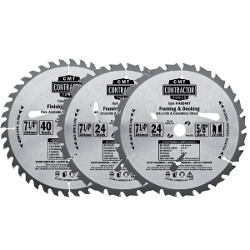 CMT Trial Offer - THREE 7-1/4 Inch Blades Special
