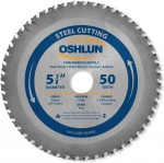 OSHLUN Steel & Ferrous Metal Cutting, 5-3/8" x 50T, 20mm Hole with 5/8" & 10mm Bushings