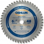 OSHLUN Steel & Ferrous Metal Cutting Blade - 6-1/2" x 48 Tooth, 5/8" Hole w/Diamond Knock Out