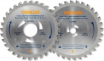 Oshlun 2 Blade Replacement Set for the Original Omni® Dual Saw® & Star Twin®