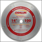 Oshlun 14"x100T TCG, 1-Inch Hole for Aluminum & Non Ferrous Metals