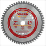 Oshlun 7"x54T TCG, 20mm Arbor for Aluminum & Non Ferrous Metals