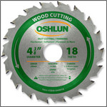 Oshlun 4-3/8"x18T ATB Fast Cutting & Trimming Saw Blade, 20mm Arbor