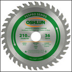 Oshlun 210mmx36T FesPro General Purpose ATB Saw Blade with 30mm Hole for Festool TS 75 EQ