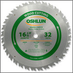 Oshlun 16-5/16"x32 Tooth ATB Beam Saw Blade with 1-Inch Hole