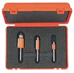 CMT 3-Piece Flush Trim Bit Set, 1/4-Inch Shank