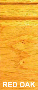 Plain Plinth Block 7/8"x2-1/2" x 5-3/4" - Red Oak