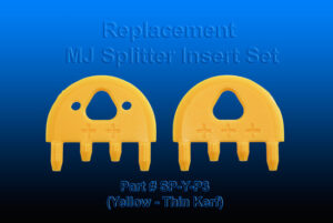 Micro Jig MJ SPLITTER Thin Kerf Insert (2 pcs.) (Yellow)