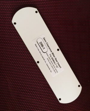 #DW-1 Leecraft Zero Clearance Miter Saw Insert 10"L x 2-5/8"W for DeWalt 12" Miter Saws: DW703, DW704, DW705, DW705S, DW706, DW715, DW716 DW716XPS and the 10" DW713 DeWalt Miter Saw