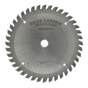 Ridge 6-1/2" (165mm) x 40T ATB +5 Hk .072 / .102" TS2000 Super Combo Blade (Dewalt Track Saw)
